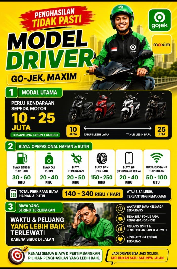 Model Driver Gojek Maxim